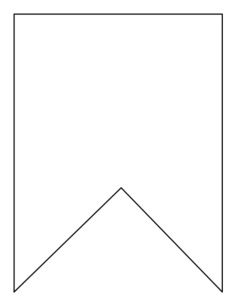 Square Bunting Kids Coloring Pages Pdf, Free Vectors File
